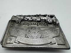 Vintage Budweiser Clydesdale Memorabilia Belt Buckle Markatron