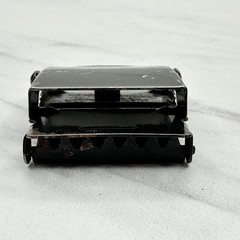 Black Web Clamp Military Style Slide Belt Buckle Simple Basic Unisex