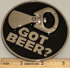 Got Beer Novelty belt buckle Enamel Metal Men Woman Unisex Western Cowboy
