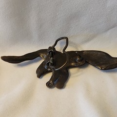 Men&rsquo;s Eagle Bird Belt Buckle Bronze Metal Western Style Antique Finish