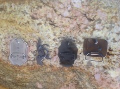 LOT 4 VINTAGE ESTATE METAL BELT BUCKLE S TRUCK BEER HORSE FISHING