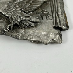Siskiyou Buckle Co 1988 Western Arrowhead Eagle Metal Pewter Belt Buckle Z80 USA
