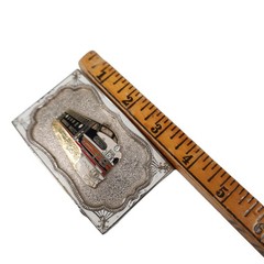 Vintage Southern Pacific X6296 Locomotive Plaque Belt Buckle 4&Prime;