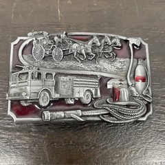 Fire Dept Men&rsquo;s Belt Buckle Western Cowboy Native American