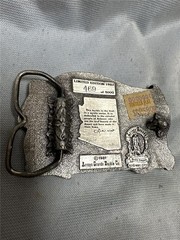 Vintage 1982 Arizona Commemorative Belt Buckle