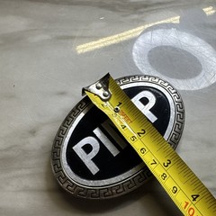 Pimp Belt Buckle Black & Sliver