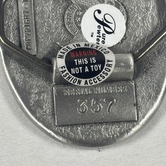 Vintage Dazzle Em With Brilliance or Baffle Em With Bullshit Belt Buckle