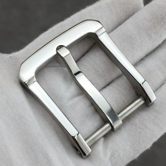 Stainless Steel Removable Belt Buckle Single Prong belt Clip for 3.8cm Wide belt