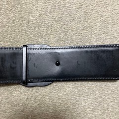 GUCCI Pre-Owned Belt Logo Mark Black Men&rsquo;S Leather