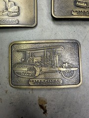 Vintage Caterpillar (CAT) Cowboy Belt Buckle Lot 5