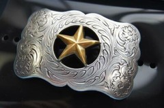 M&F WESTERN NOCONA STAR BELT BUCKLE 37232
