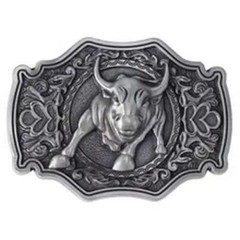 Cartoon Bull Buckle-Handmade Belt Buckles Leather Belts Accessories DIY Waistban