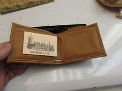Whalen Trucking INC Leather Wallet & Brass And Leather Belt Buckle In Box