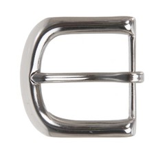 1 1/2&Prime; (38 mm) Nickel Free Single Prong Solid Brass Horseshoe Belt Buckle