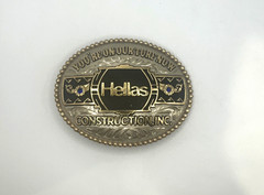 Western Trophy Belt Buckle Hellas Construction Inc