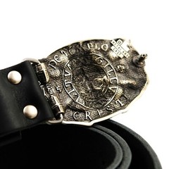 German silver belt buckle Templar, knight belt buckle, Crusader Knight buckle