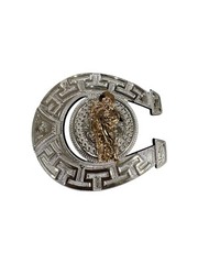 Hebilla Vaquera San Judas Tadeo Western Style Cowboy Buckle Saint Judas
