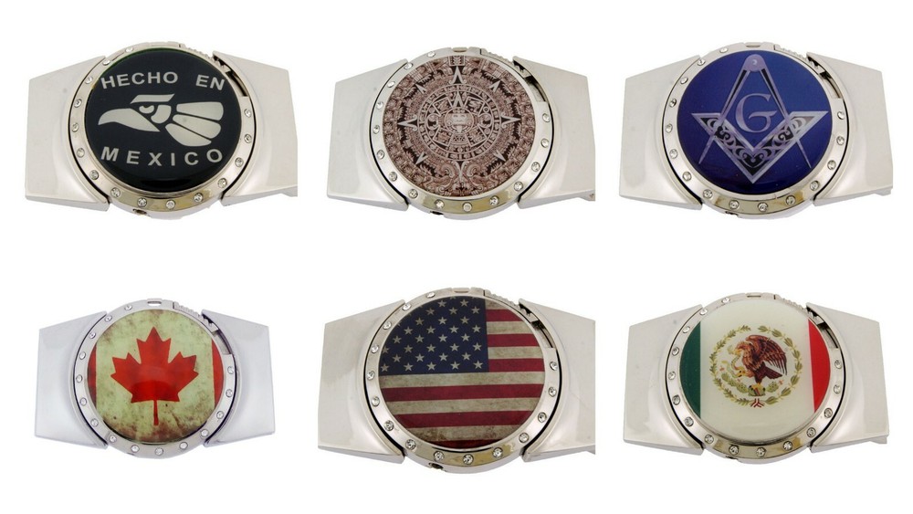 Men Women Belt Buckle (HIDDEN LIGHTER) Western Superhero Reggae Music Sports New
