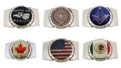 Men Women Belt Buckle (HIDDEN LIGHTER) Western Superhero Reggae Music Sports New