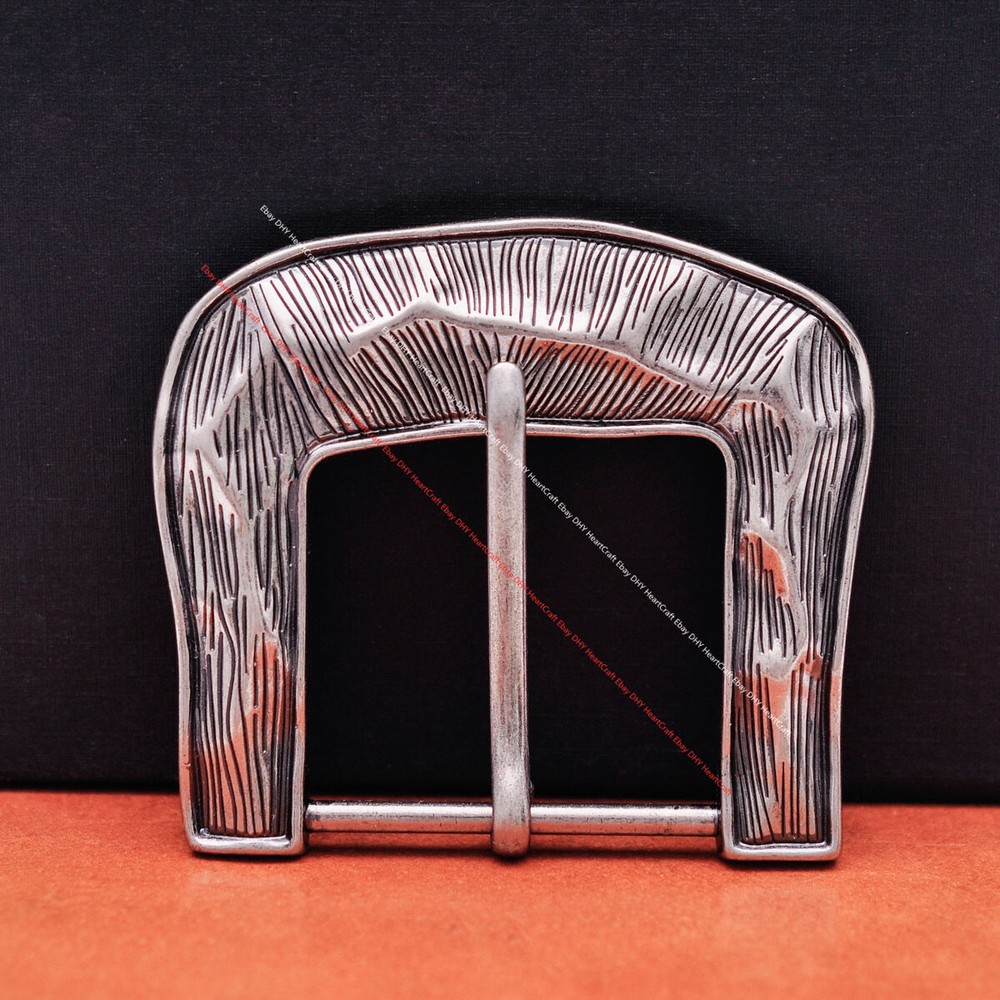 Western Cowboy Leathercraft Wide End Bar Pin Belt Buckle Replacement fits 40mm