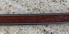 Vintage Navajo Victor Moses Begay VMB Rain Cloud Coral Silver Belt Buckle Native