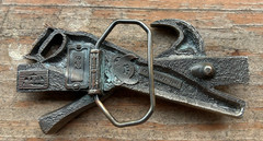 Carpenter SAW, HAMMER, LEVEL Belt Buckle–Free Ship