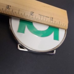DC Comics Green Lantern Belt Buckle Silver White Green