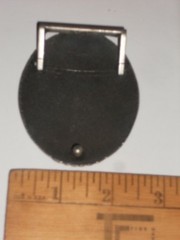 Metal Belt Buckle With Cross Black & Silver 3 1/4&Prime; W X 2 1/2&Prime; T NWT