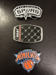 MLB or NBA Metal Belt Buckle – Officially Licensed Choose 8 Different Teams NEW