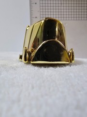 VTG 1996 Star Wars C-3PO Gold Tone Metal Belt Buckle Lucasfilm Punch Rebel