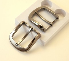 New 1 1/2&Prime;(38mm) pin buckle (#T9) man/women gun metal color finish buckle USA