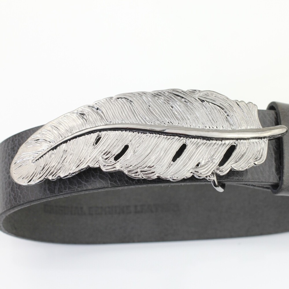 Belt buckle spring, belt buckle for 4 cm leather leather belt, removable buckle