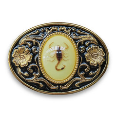 Bohemian Boho Turquoise Mens Belt Buckle – Vintage Western Cowboy Style Buckle