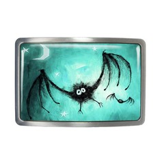 Bat Belt Buckle – Cute Gothic Halloween Art Belt Buckle – 114