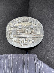 Plumber Belt Buckle Vintage