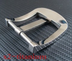 Titanium anti-allergy Tongue Pin Hippie Belt Buckles for 38mm width belt XZ235