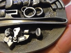 PROFESSIONAL PLUMBER PIPE WRENCH Metal Belt Buckle