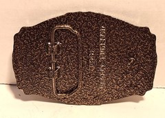 Canada 125th anniversary Map of Canada 1867-1992 Belt Buckle