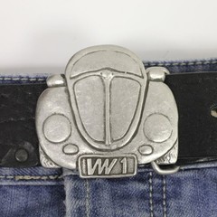 Belt buckle VW Beetle, retro car classic design for classic fans