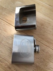 Kingsman belt buckle flask Golden Circle wearable prop replica stainless steel