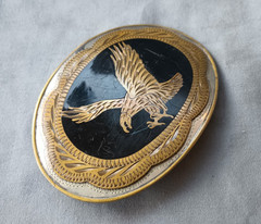 Flying Eagle Metal Belt Buckle 3.5&Prime; x 2.5&Prime; (For 1.5&Prime; Wide Belt)