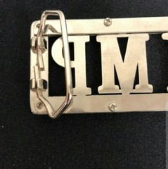Fabulous Chrome Plated « PIMP » Belt Buckle Size: 4.25” x 2”