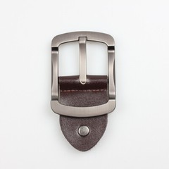 1pc Men&rsquo;s Faux Leather Belt Buckle Alloy Pin Buckle Replacement Belt Head