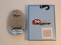 NOCONA ~ Great Looking Two Tone S Initial Belt Buckle