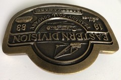 Peabody Coal Company Eastern Division 1983 Safety Award Belt Buckle Vtg 80’s