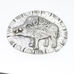 Gürtelschnalle Wildschwein, Trachten Wildschwein Buckle für 4 cm Gürtel gs121