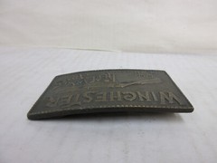 Winchester Rifles New Haven CT 4 x 2.25 inch Metal Belt Buckle Men&rsquo;s Accessory