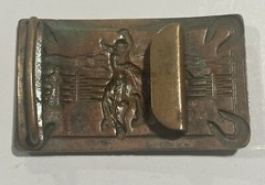 Rodeo Cowboy Western Belt Buckle, Made in Hong Kong, C58
