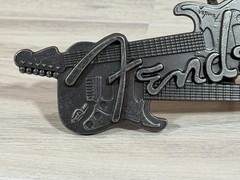 New Fender guitar motif belt buckle Metal Alloy
