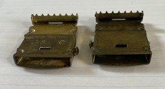 Belt Buckles Vintage Military U.S. RAU And U.S. 2 Brass